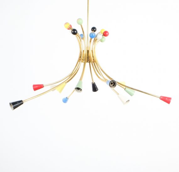 italian brass chandelier 1950_07 Kopie