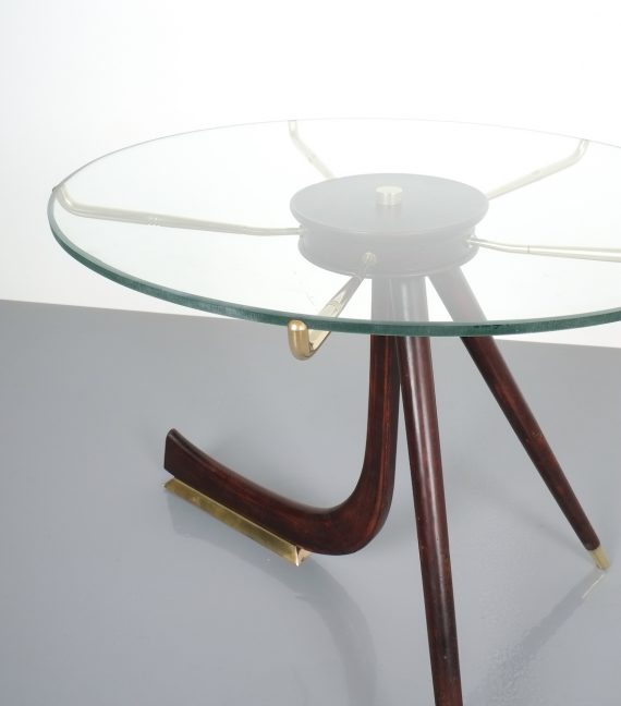 italian brass wood table brevetto_02 Kopie