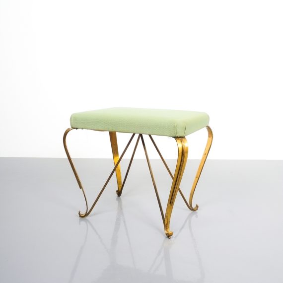 pair 1950 stools brass italy 2 Kopie