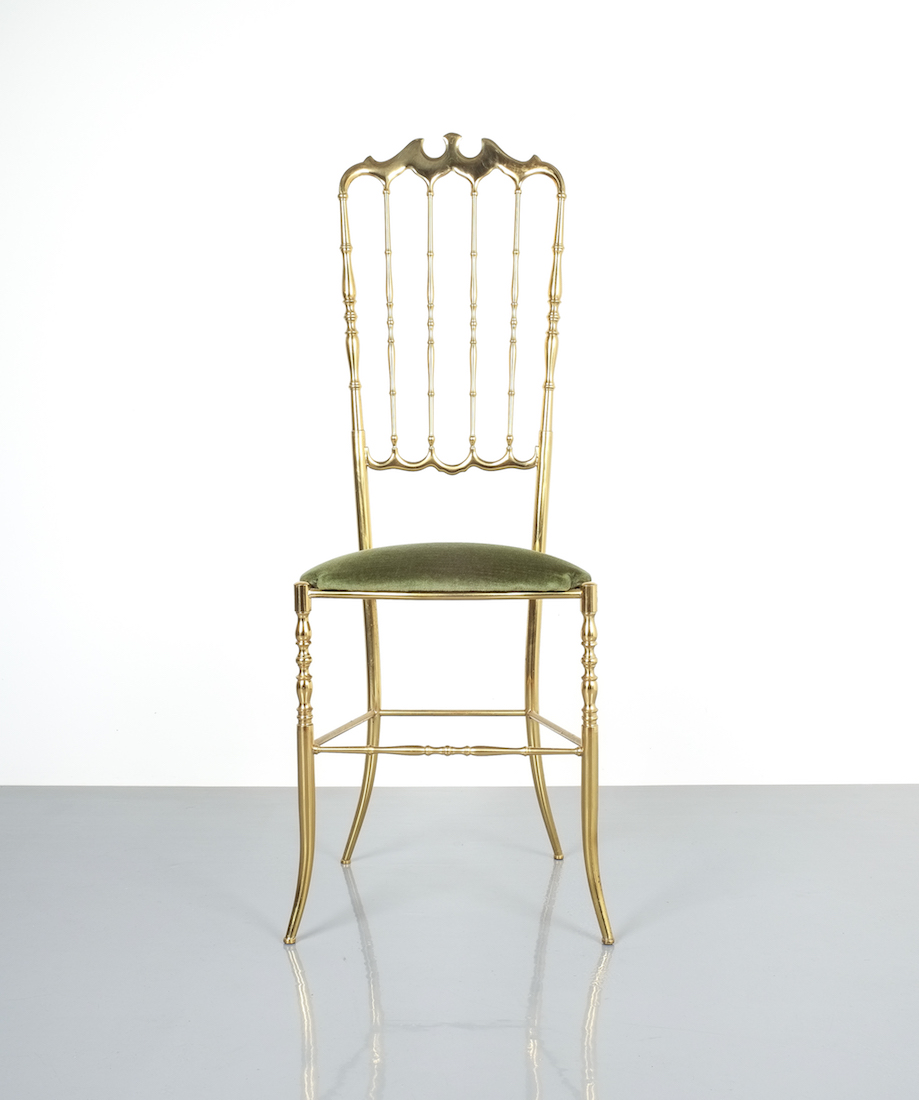 brass chiavari chair