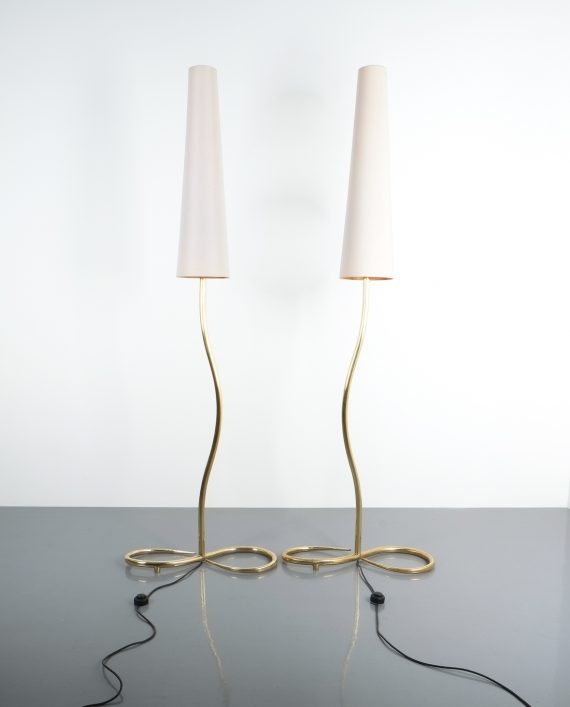 large pair solid brass austrian floor lamps_04