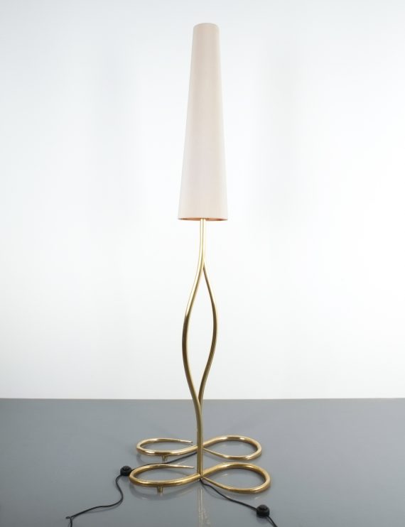 pair solid brass austrian floor lamps_09