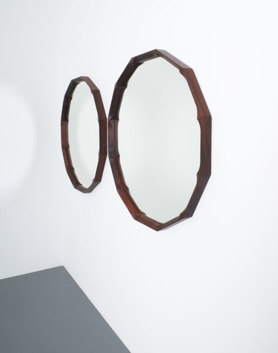 pair walnut mirrors Dino Cavalli_01