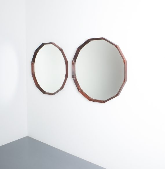 pair walnut mirrors Dino Cavalli_06