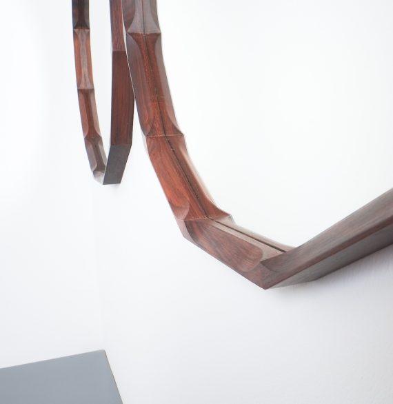 pair walnut mirrors Dino Cavalli_08